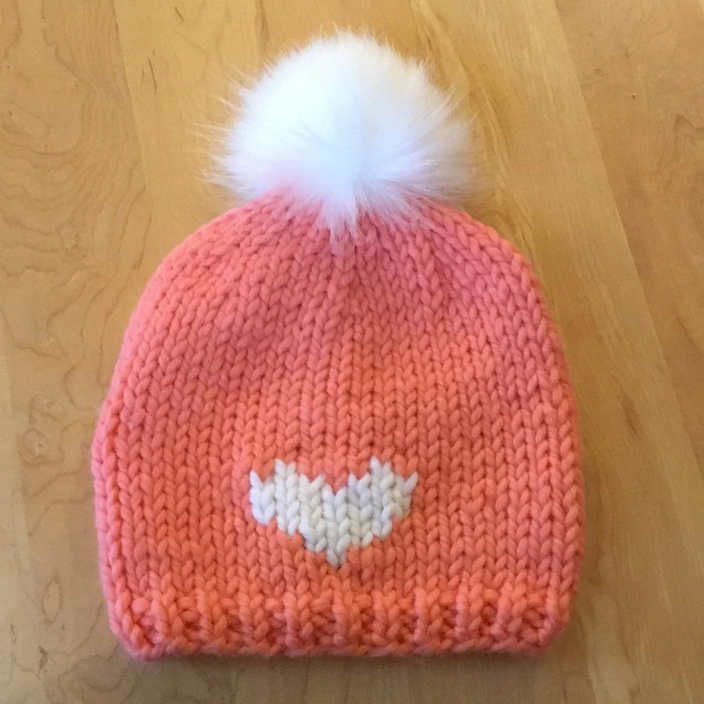 GOGO Women's Heart Toque Beanie Hat